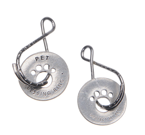 Handcrafted Blessing Ring Key Ring – Inspirational Pewter Charm | Made in USA Whitney Howard Designs  Blessing Ring