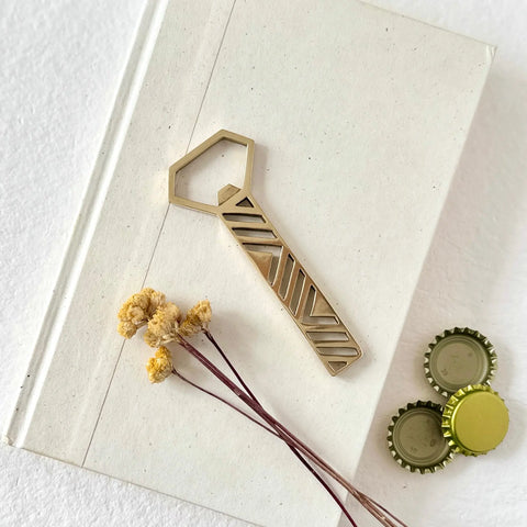 Handcrafted Brass Bottle Opener – Spectra Design | Made in USA Sarah Cecelia  BARWARE