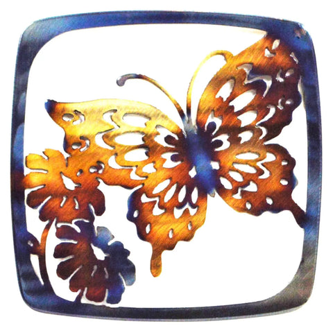 Handcrafted Butterfly Heat-Resistant Trivet 8 Inch – Unique Kitchen Tableware | Made in USA Knights Home Decor  item