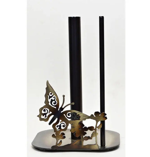 Handcrafted Butterfly Paper Towel Holder – Decorative Kitchen Accessory | Made in USA Knights Home Decor  item