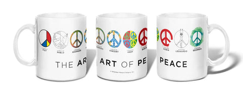 Handcrafted Ceramic Coffee Mug – Mindfulness Art of Peace Design | Made in USA Whitney Howard Designs  Mugs