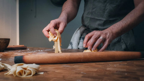 Handcrafted Cherry and Walnut Wood Rolling Pin – 20 to 22 Inch Rustic Kitchen Tool | Made in USA Blanc Creatives  Kitchen Tools & Utensils