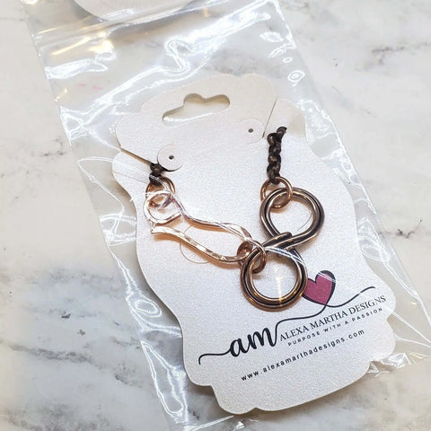 Handcrafted Copper Double Infinity Link Bracelet – Alexa Martha | Made in USA Alexa Martha Designs  Bracelet
