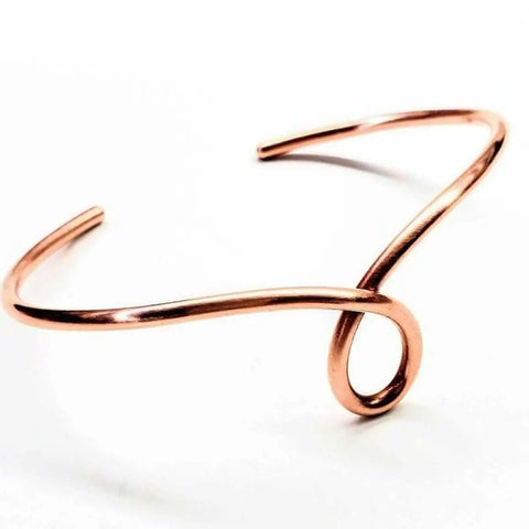 Handcrafted Copper Teardrop Cuff Bracelet – Artisan Jewelry | Made in USA Alexa Martha Designs  Bracelet/Bangle