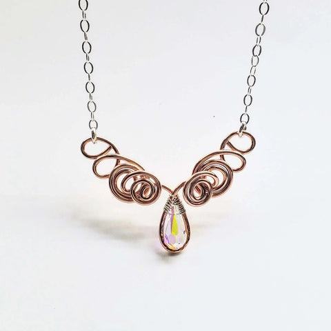 Handcrafted Copper Wire Angel Necklace – Montana Artisan Jewelry | Made in USA Alexa Martha Designs  Necklace