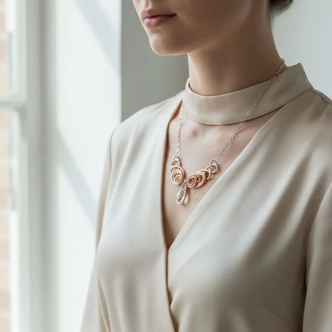 Handcrafted Copper Wire Angel Necklace – Montana Artisan Jewelry | Made in USA Alexa Martha Designs  Necklace
