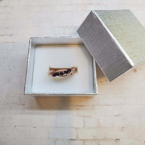 Handcrafted Copper Wire Wrapped Birthstone Crystal Ring – Montana Made in USA Alexa Martha Designs  Ring