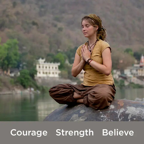 Handcrafted Courage Strength Believe Inspirational Pewter Cuff Bracelet – Eco-Friendly Design | Made in USA Whitney Howard Designs  Cuff Bracelets