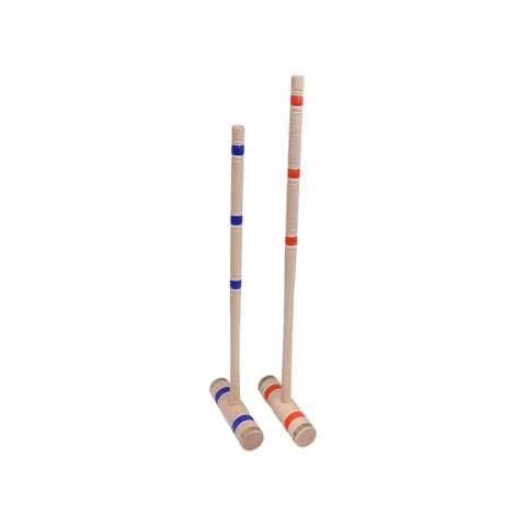Handcrafted Deluxe 6-Player Croquet Set – Hard Maple Wood Mallets with Wooden Storage | Made in USA Amish Toy Box  Wooden Toys,Games and Puzzles