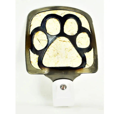 Handcrafted Dog Paw Night Light – Light-Sensitive Glow | Made in USA – Veteran Owned Family Business Knights Home Decor  item