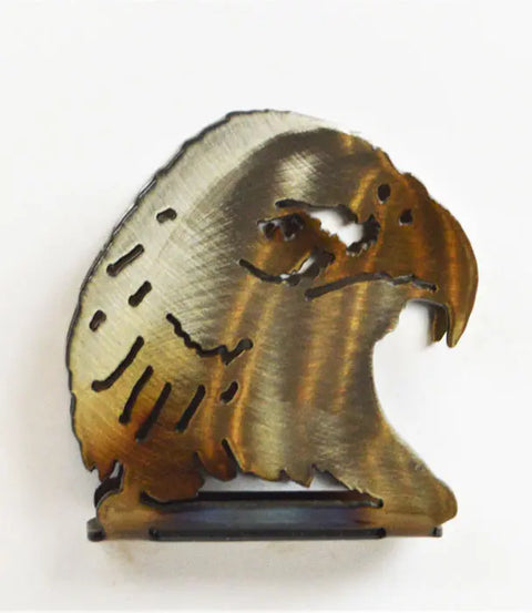 Handcrafted Eagle Head Cocktail Napkin Holder – Patriotic Bar Accessory | Made in USA Knights Home Decor  item