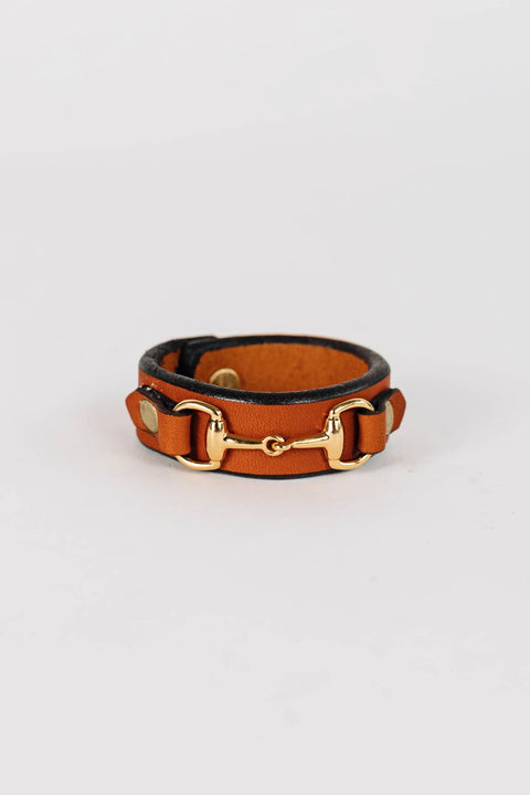 Handcrafted Equestrian Napkin Ring 2 Inch Diameter – Full Grain Leather with Brass Rivet | Made in USA Millstream Home  Kitchen + Dining