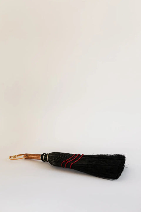 Handcrafted Fireplace Hand Broom 14 Inch – Natural Broom Corn Fibers – Solid Oak Handle | Made in USA Millstream Home  Homegoods