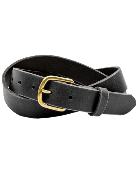 Handcrafted Full-Grain Latigo Leather Belt 1.25 Inch Width – Durable Slim Fit | Made in USA Homestead Brand  Belt