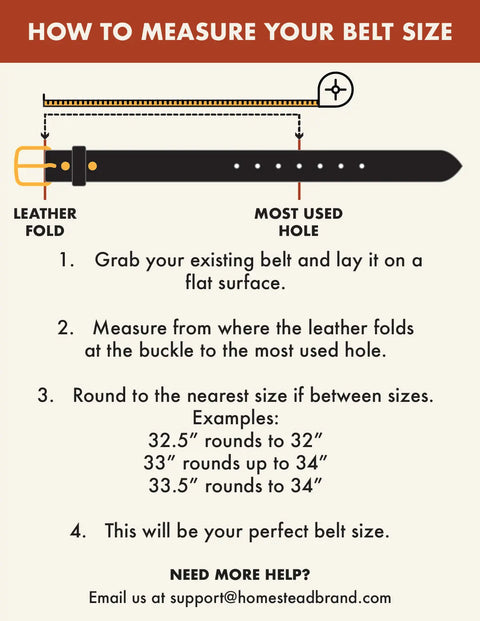 Handcrafted Full Grain Latigo Leather Belt 1508 – Durable Classic Style | Made in USA Homestead Brand  Belt