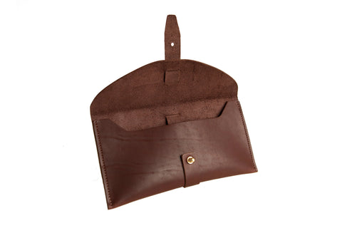 Handcrafted Full-Grain Leather Envelope Clutch – Sleek Design | Made in USA Urban Southern  Wallets