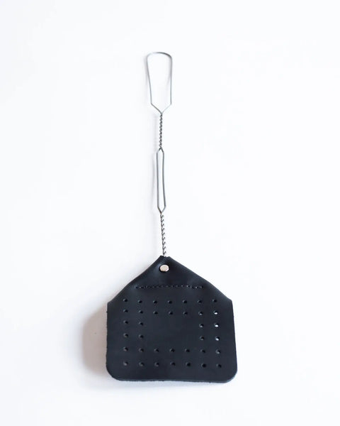 Handcrafted Full Grain Leather Flyswatter 19 Inch – Amish Made Pest Control Tool | Made in USA Millstream Home  Homegoods