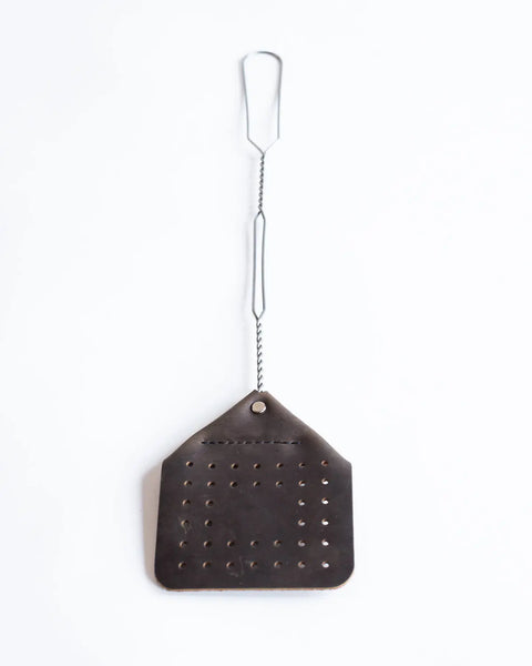 Handcrafted Full Grain Leather Flyswatter 19 Inch – Amish Made Pest Control Tool | Made in USA Millstream Home  Homegoods