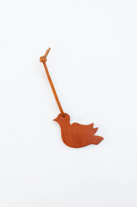 Handcrafted Full Grain Leather Reindeer Ornament 2x3 Inch – Rustic Holiday Decor | Made in USA Millstream Home 