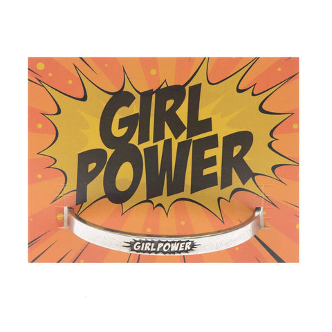 Handcrafted Girl Power Inspirational Pewter Cuff Bracelet – Recycled Lead-Free Metal | Made in USA Whitney Howard Designs  Cuff Bracelets