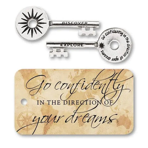 Handcrafted Graduation Key Charm – Inspirational Student Gift Pewter Keepsake | Made in USA Whitney Howard Designs  Keys