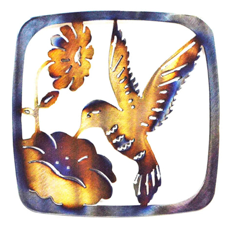 Handcrafted Hummingbird Heat-Resistant Trivet – Decorative Kitchen Accessory | Made in USA Family-Owned Knights Home Decor  item
