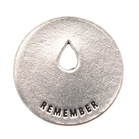 Handcrafted In Loving Memory Blessing Ring Charm – Recycled Pewter Keepsake Token | Made in USA Whitney Howard Designs  Blessing Ring