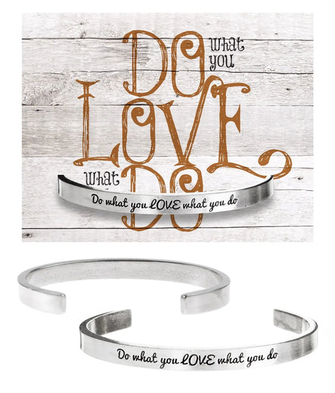 Handcrafted Inspirational Quotable Cuff Bracelet – Recycled Lead-Free Pewter Band | Made in USA Whitney Howard Designs  Cuff Bracelets