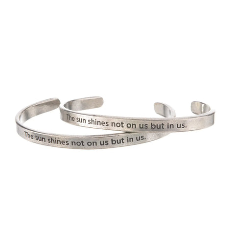 Handcrafted John Muir Inspirational Cuff Bracelet – Recycled Pewter Quote Jewelry | Made in USA Whitney Howard Designs  Cuff Bracelets