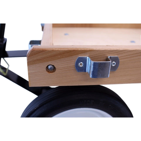 Handcrafted Kids Wagon 36 Inch Bed – Durable Hardwood & Steel Frame – Berlin Flyer F310 | Made in USA Amish Toy Box  Scooters and Wagons