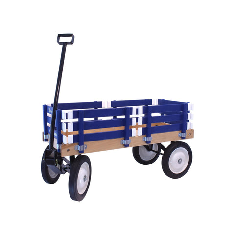 Handcrafted Kids Wagon 36 Inch Bed – Durable Hardwood & Steel Frame – Berlin Flyer F310 | Made in USA Amish Toy Box  Scooters and Wagons
