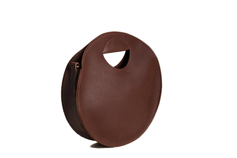 Handcrafted Leather Circle Crossbody Bag – Women’s Unique Purse | Made in USA Urban Southern  Bags