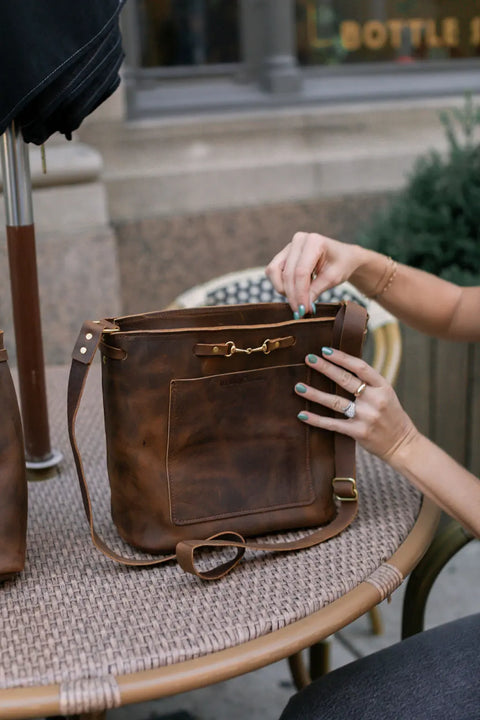 Handcrafted Leather Crossbody Bag – Lexington Julep Equestrian Style | Made in USA Urban Southern  Bags