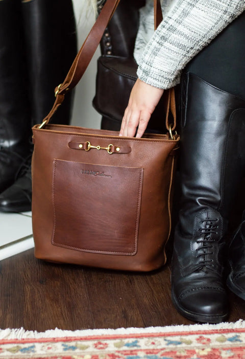 Handcrafted Leather Crossbody Bag – Lexington Julep Equestrian Style | Made in USA Urban Southern  Bags