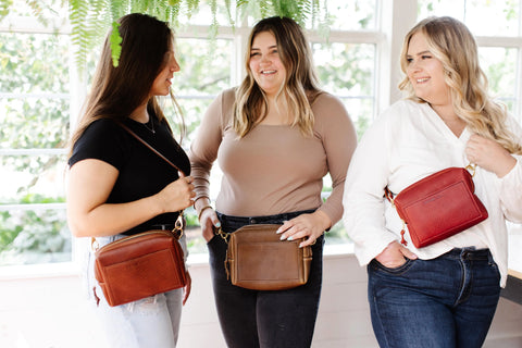 Handcrafted Leather Crossbody Sling Bag – Compact Everyday Carry | Made in USA Urban Southern  Bags