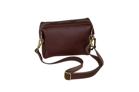 Handcrafted Leather Crossbody Sling Bag – Compact Everyday Carry | Made in USA Urban Southern  Bags