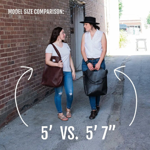 Handcrafted Leather Market Tote Bag – Spacious Reusable Grocery Carrier | Made in USA Urban Southern  Totes