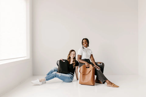 Handcrafted Leather Market Tote Bag – Spacious Reusable Grocery Carrier | Made in USA Urban Southern  Totes