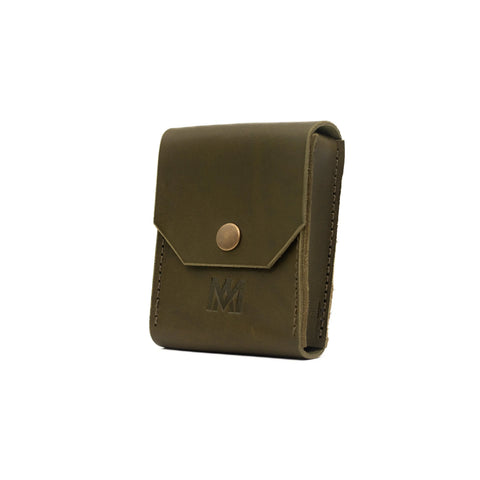 Handcrafted Leather Playing Card Travel Wallet – Durable Card Holder with Bonus Deck | Made in USA All American Maker 