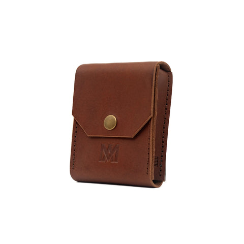 Handcrafted Leather Playing Card Travel Wallet – Durable Card Holder with Bonus Deck | Made in USA All American Maker 
