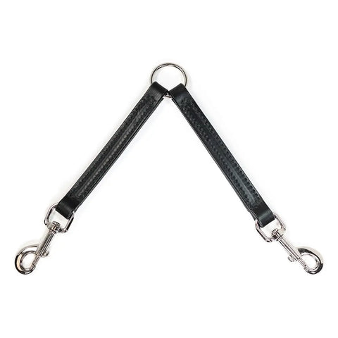 Handcrafted Leather Two-Dog Leash Coupler – Durable Walking Extension – Auburn Leathercrafters | Made in USA Auburn Leathercrafters  item