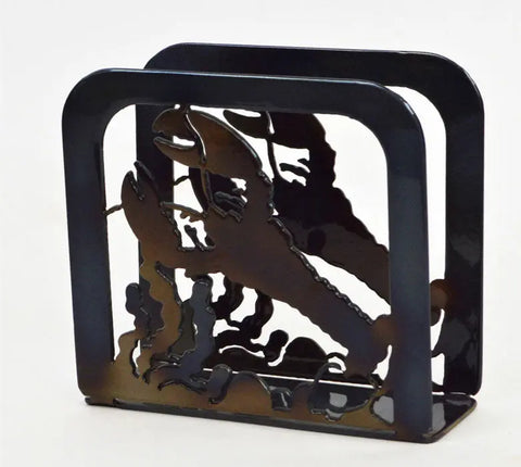 Handcrafted Lobster Napkin Holder – Nautical Table Accessory Made in USA | Coastal Metal Decor Knights Home Decor  item