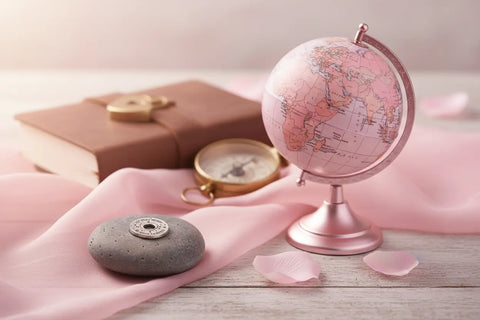 Handcrafted Meditation Stone – Let Your Heart Be Your Compass – Natural River Rock Gift | Made in USA Whitney Howard Designs  Meditation Stones