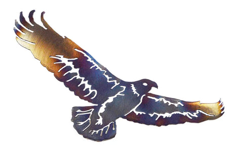 Handcrafted Metal Eagle Wall Art – American Made Patriotic Home Decor | Veteran Owned Workshop Knights Home Decor  item