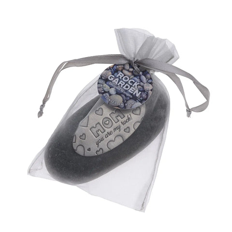 Handcrafted Mom You Are My Rock Keepsake Stone – 3-4 Inch Sentimental Gift | Whitney Howard Designs Made in USA Whitney Howard Designs  Rock Garden
