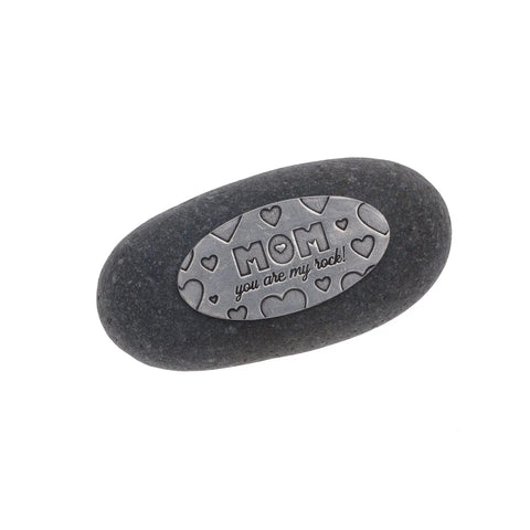 Handcrafted Mom You Are My Rock Keepsake Stone – 3-4 Inch Sentimental Gift | Whitney Howard Designs Made in USA Whitney Howard Designs  Rock Garden
