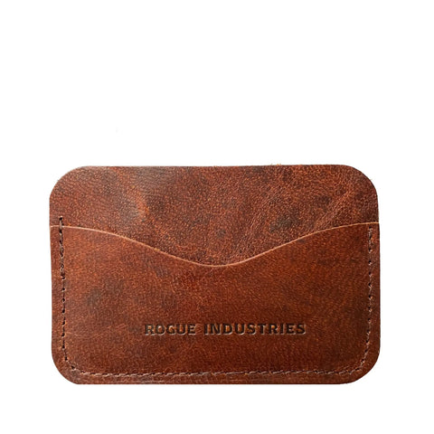Handcrafted Moose Leather Card Holder – Genuine Grain | Made in USA Rogue Industries  Wallet