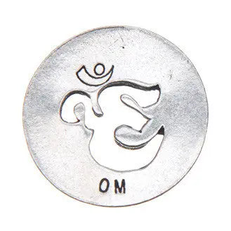 Handcrafted Namaste Blessing Ring Charm 1 Inch – Recycled Lead-Free Pewter | Made in USA Token Whitney Howard Designs  Blessing Ring