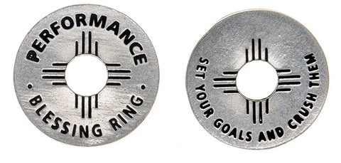 Handcrafted Performance Blessing Ring Charm – Inspirational Pocket Token – Recycled Pewter | Made in USA Whitney Howard Designs  Blessing Ring