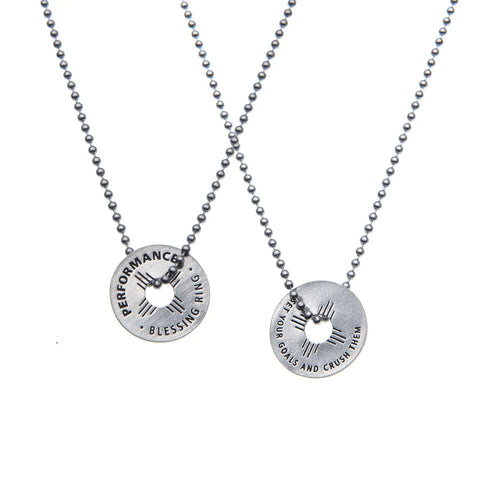 Handcrafted Performance Blessing Ring Charm – Inspirational Pocket Token – Recycled Pewter | Made in USA Whitney Howard Designs  Blessing Ring